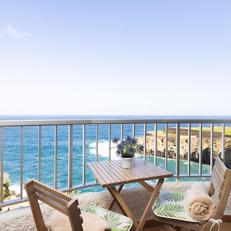 Cozy Seafront Studio With Balcony & Ocean Views San Marcos  Exterior foto
